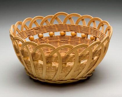 Honeysuckle Basket with Beads