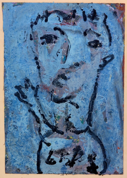 Untitled (Blue Face)