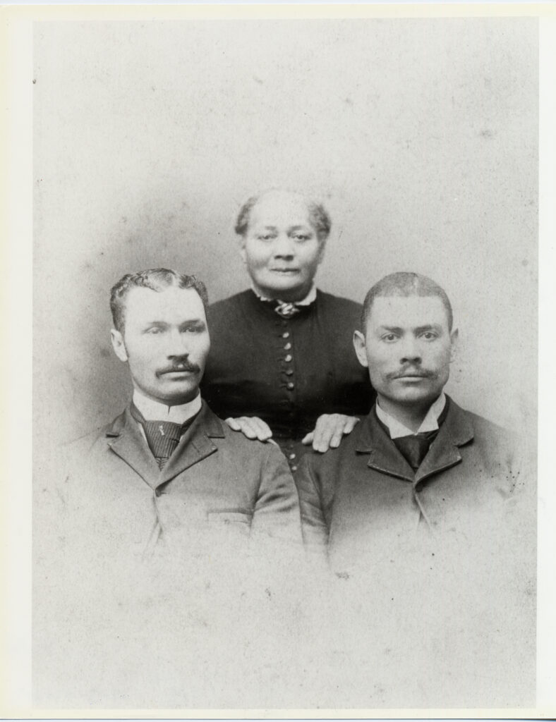 Alonzo Herndon with Mother and Brother