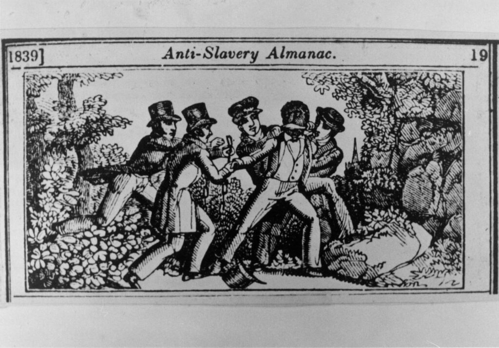 Woodcut from 1839 Anti-Slavery Almanac