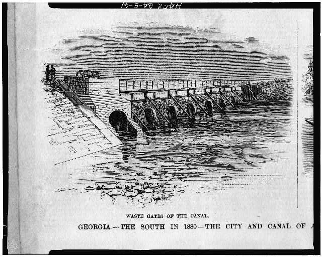 Augusta Canal, 1880