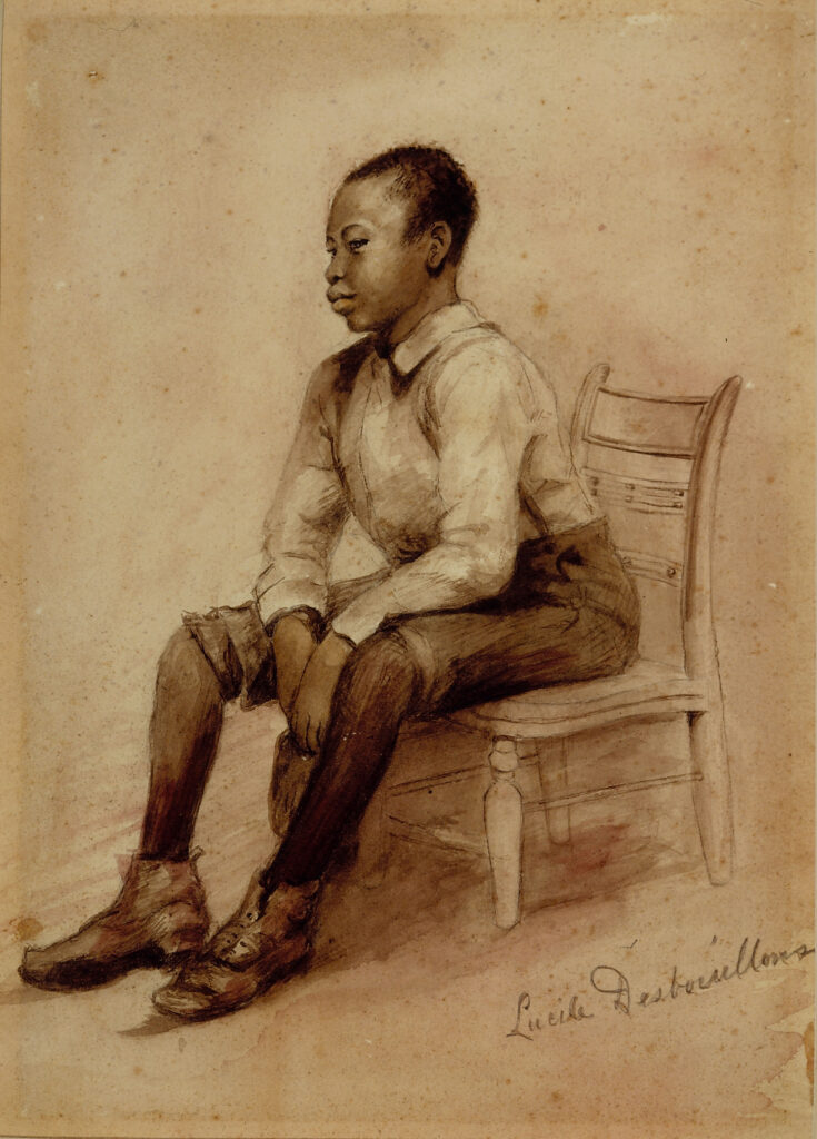 Black Man Seated on a Chair