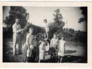 Clarence Jordan with Children