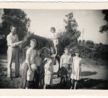 Clarence Jordan with Children