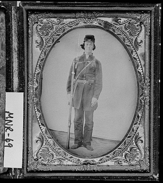 Confederate Soldier in Uniform