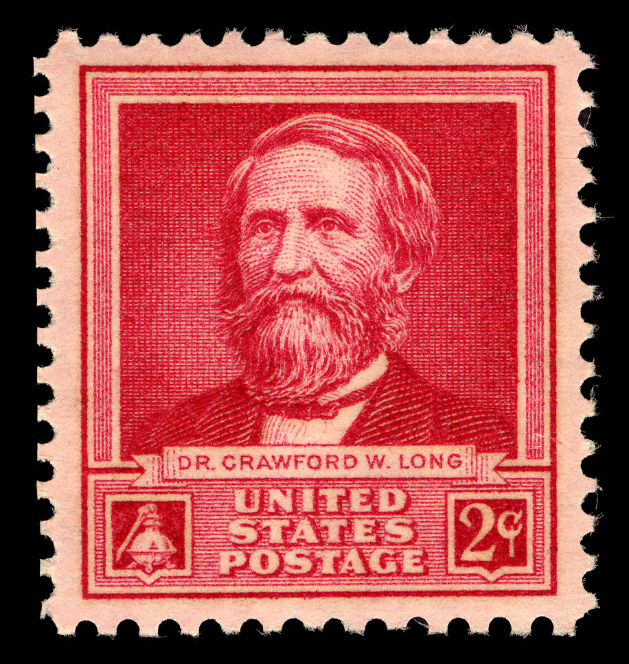 Crawford Long Stamp