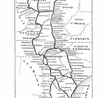 Dixie Highway Map, 1919