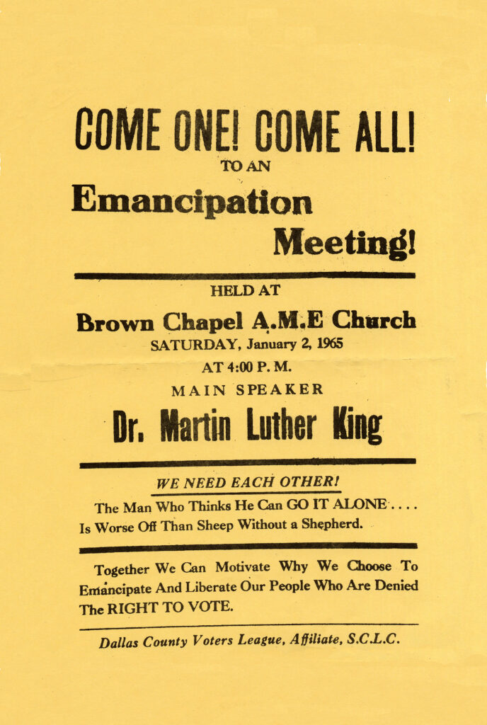 Emancipation Meeting Flyer