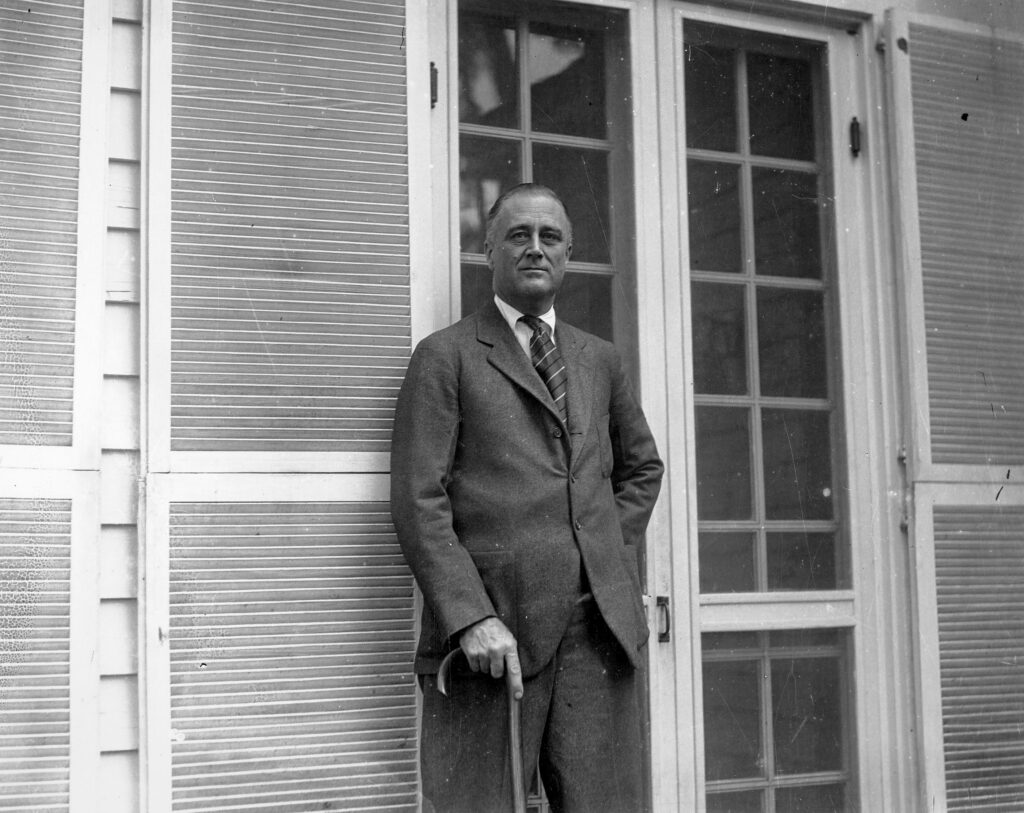 Franklin D. Roosevelt at the Little White House