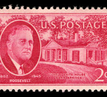 Little White House Stamp