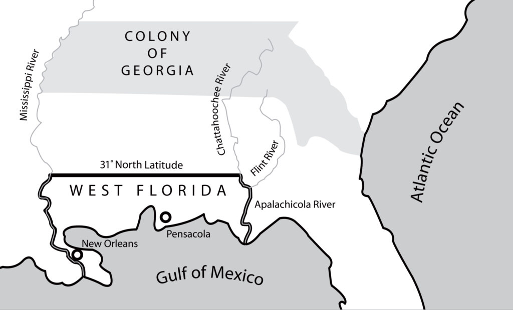 Colony of West Florida, 1763