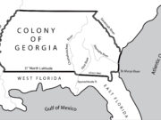 Georgia Colony Boundaries, 1764