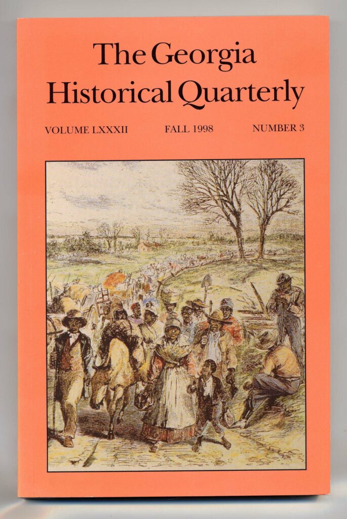 Georgia Historical Quarterly, 1998