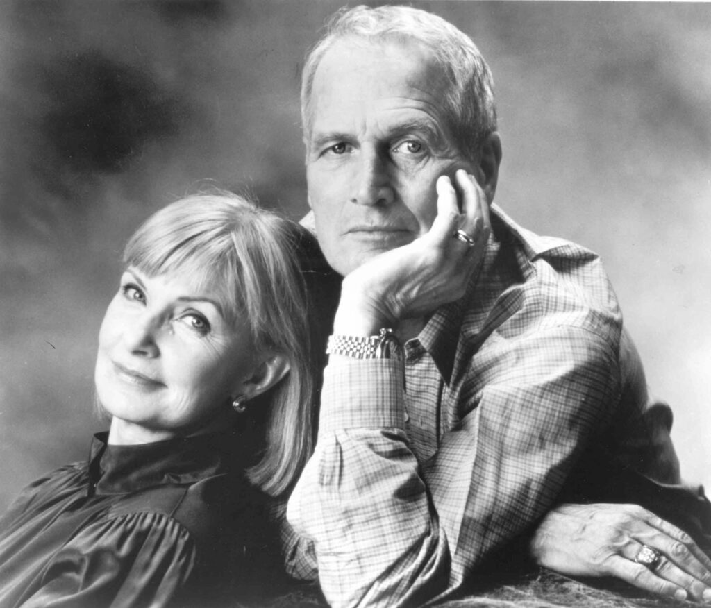 Joanne Woodward and Paul Newman