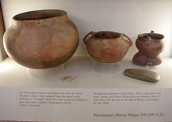 Lamar Period Pottery