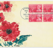 Moina Michael Envelope and Stamps