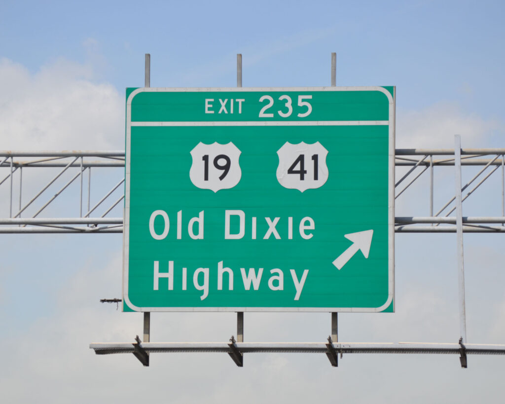 Old Dixie Highway Sign