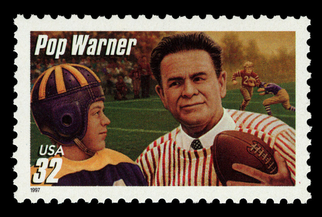 Pop Warner Postage Stamp