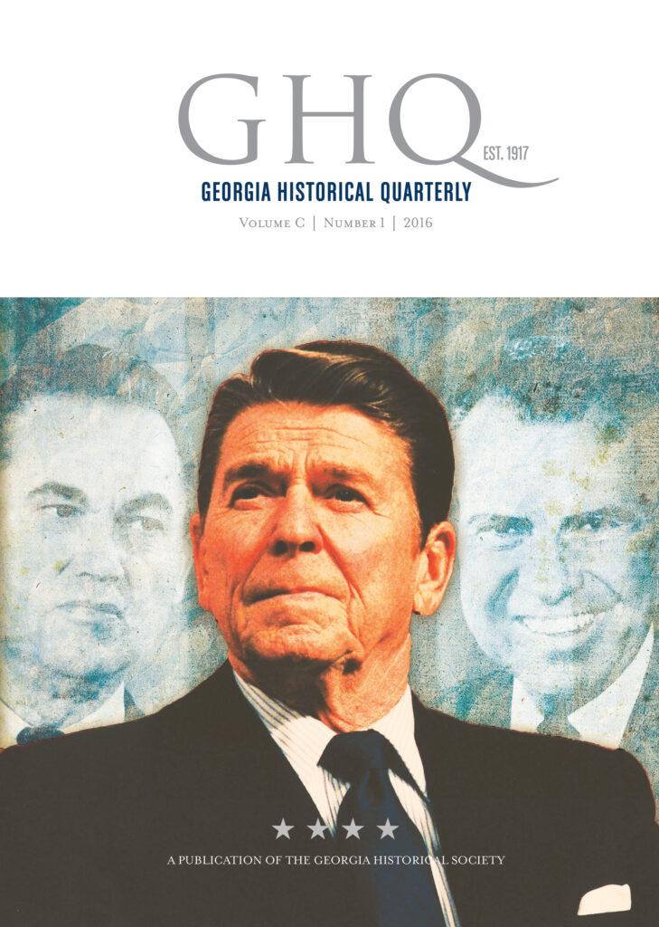 Georgia Historical Quarterly, Spring 2016