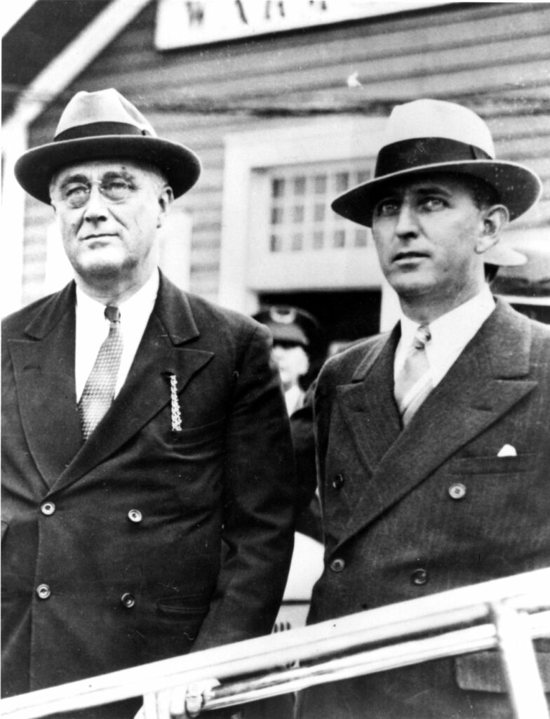 Franklin D. Roosevelt and Richard B. Russell Jr.