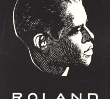 Roland Hayes on Program Cover