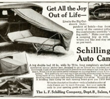 Schillings Auto Camp Advertisement, 1917