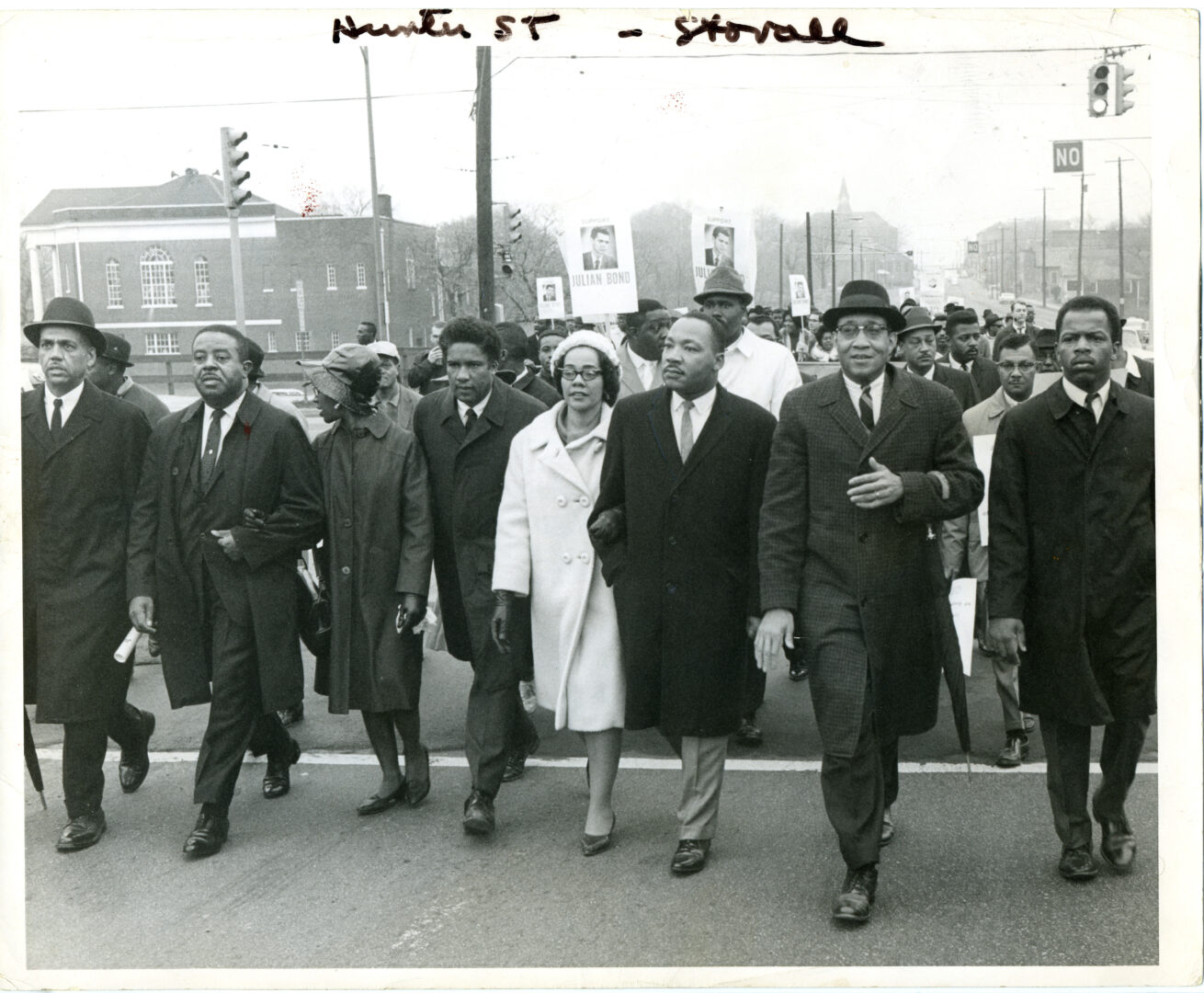 SCLC Leaders Marching