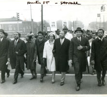 SCLC Leaders Marching
