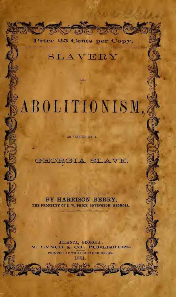 Slavery and Abolitionism Pamphlet
