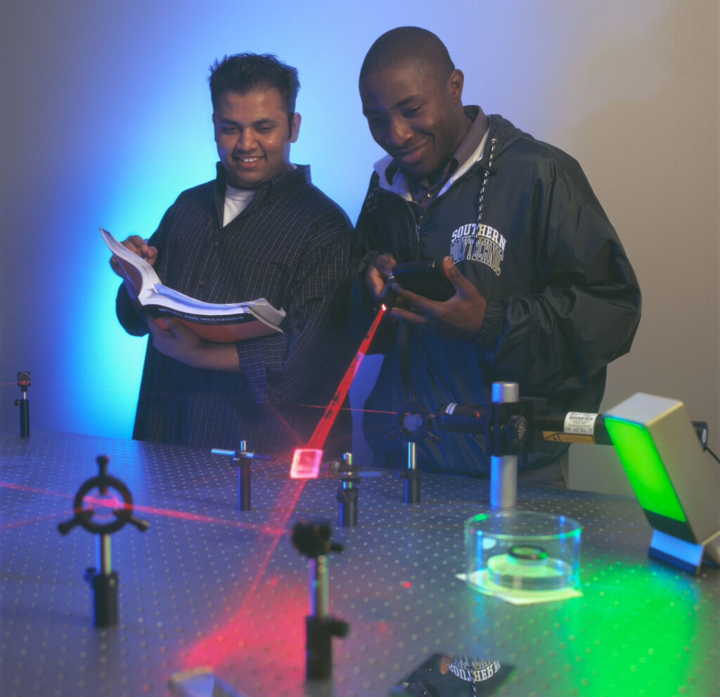 Students in Physics Lab