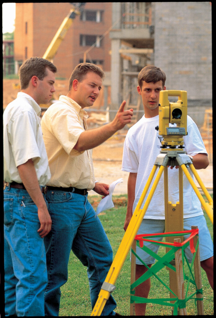 Surveying and Mapping Students