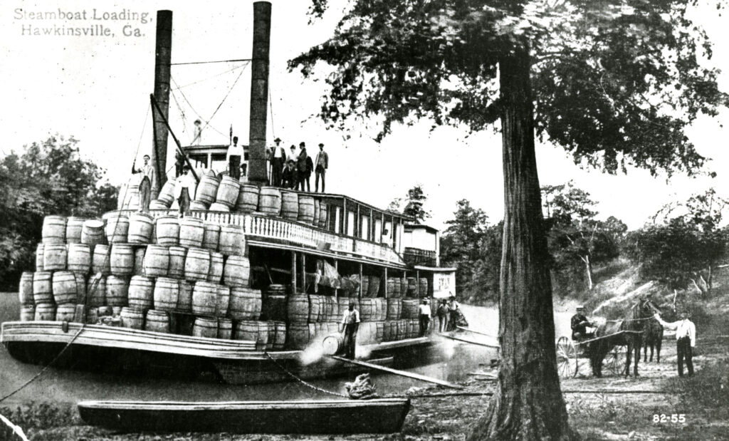 Steamboat at Hawkinsville
