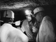 W. J. Usery in Coal Mine