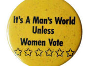 Woman Suffrage Button