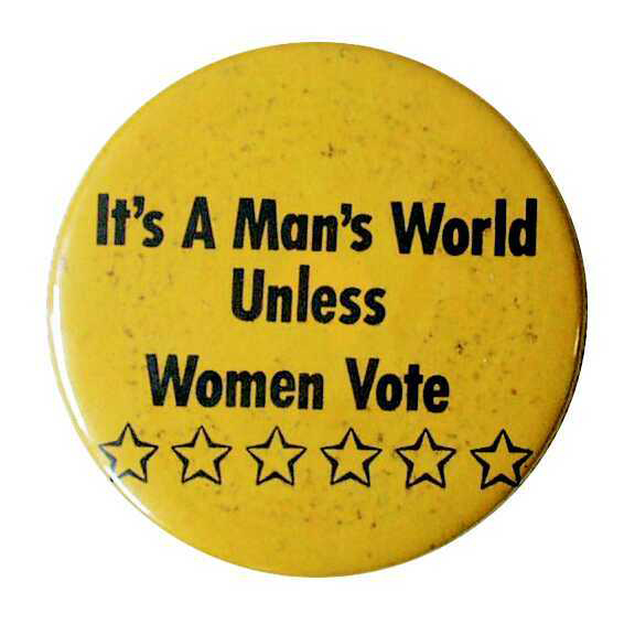 Woman Suffrage Button