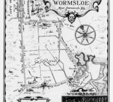 Tourist Map of Wormsloe, 1930
