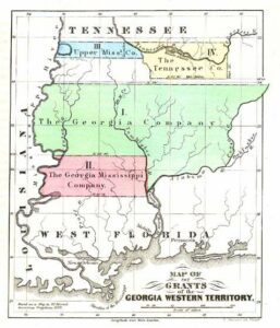 Yazoo Land Grant Map