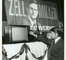 Zell Miller Watches the Results