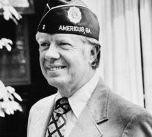 Jimmy Carter in Legion Cap