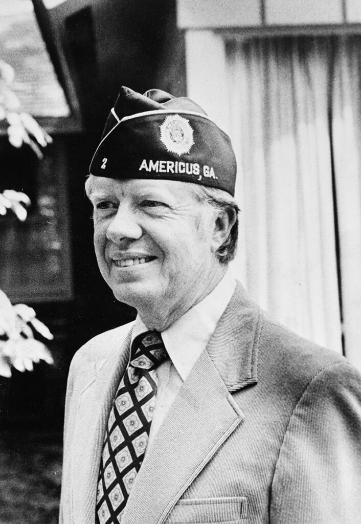 Jimmy Carter in Legion Cap