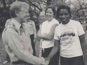 Cornelia Bailey with Jimmy Carter