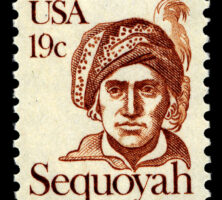 Sequoyah Postage Stamp