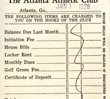 Atlanta Athletic Club Membership Card