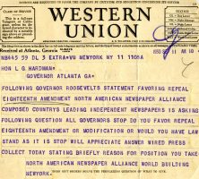 Prohibition Telegram