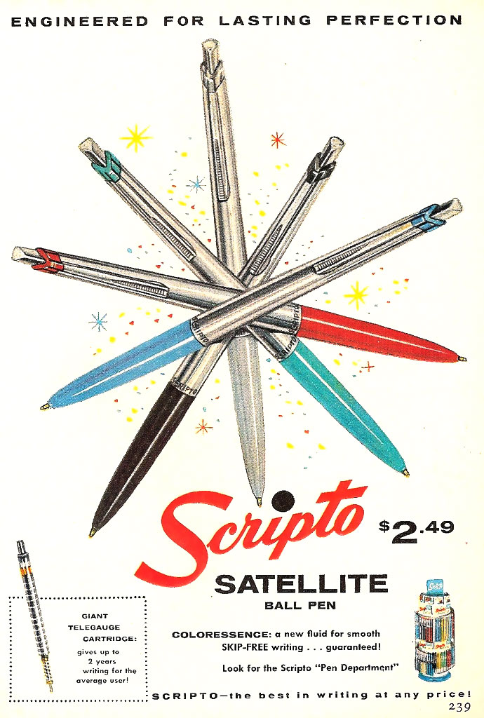 Scripto Inc. Pen Advertisement