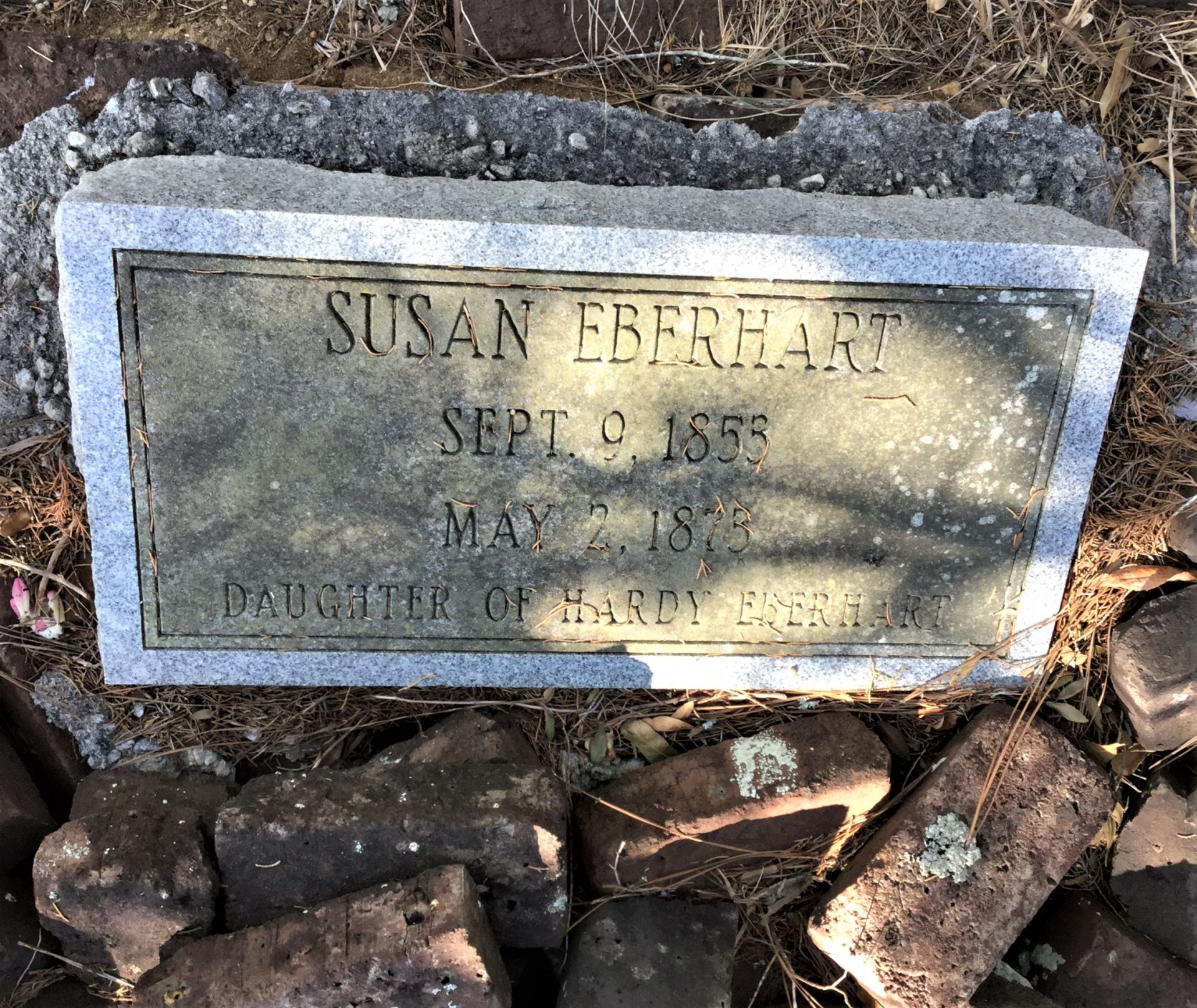 Susan Eberhart's Headstone