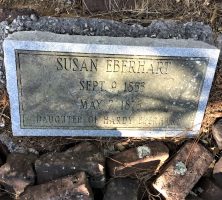 Susan Eberhart's Headstone