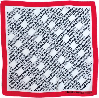 Frankie Welch of Virginia scarf, 1969, silk