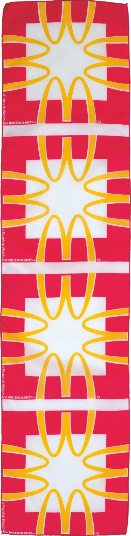 Frankie Welch McDonald’s scarf, 1976, Qiana