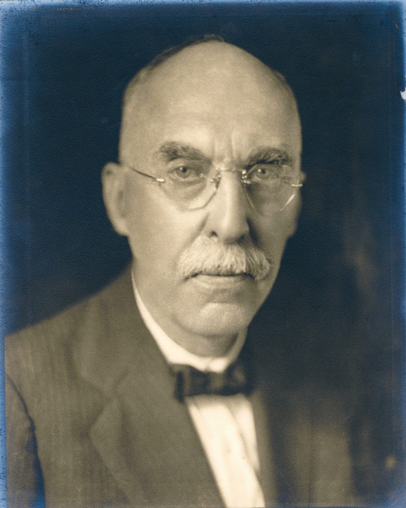 Walter McElreath portrait with coat and tie